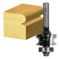 Carb-I-Tool TDL 6 B 1/2 - 26.3mm (1.035inch) 2 FLT 1/2 Shank Carbide Tipped Drawing Line Bits w/ Ball Bearing Guide